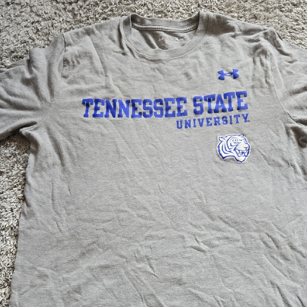 Under Armour Gray Tennessee State University Tee